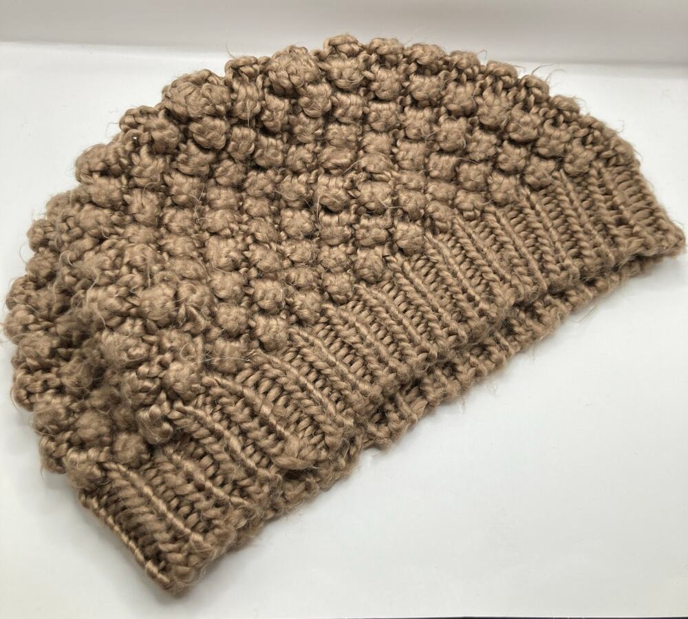 Goorin Bros Tan Chunky Knit Textured Slouchy Beanie Adult OS Ski Streetwear Boho